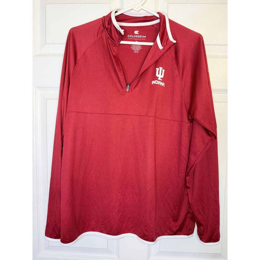 Indiana Hoosiers mens quarter-zip pullover, athletics M